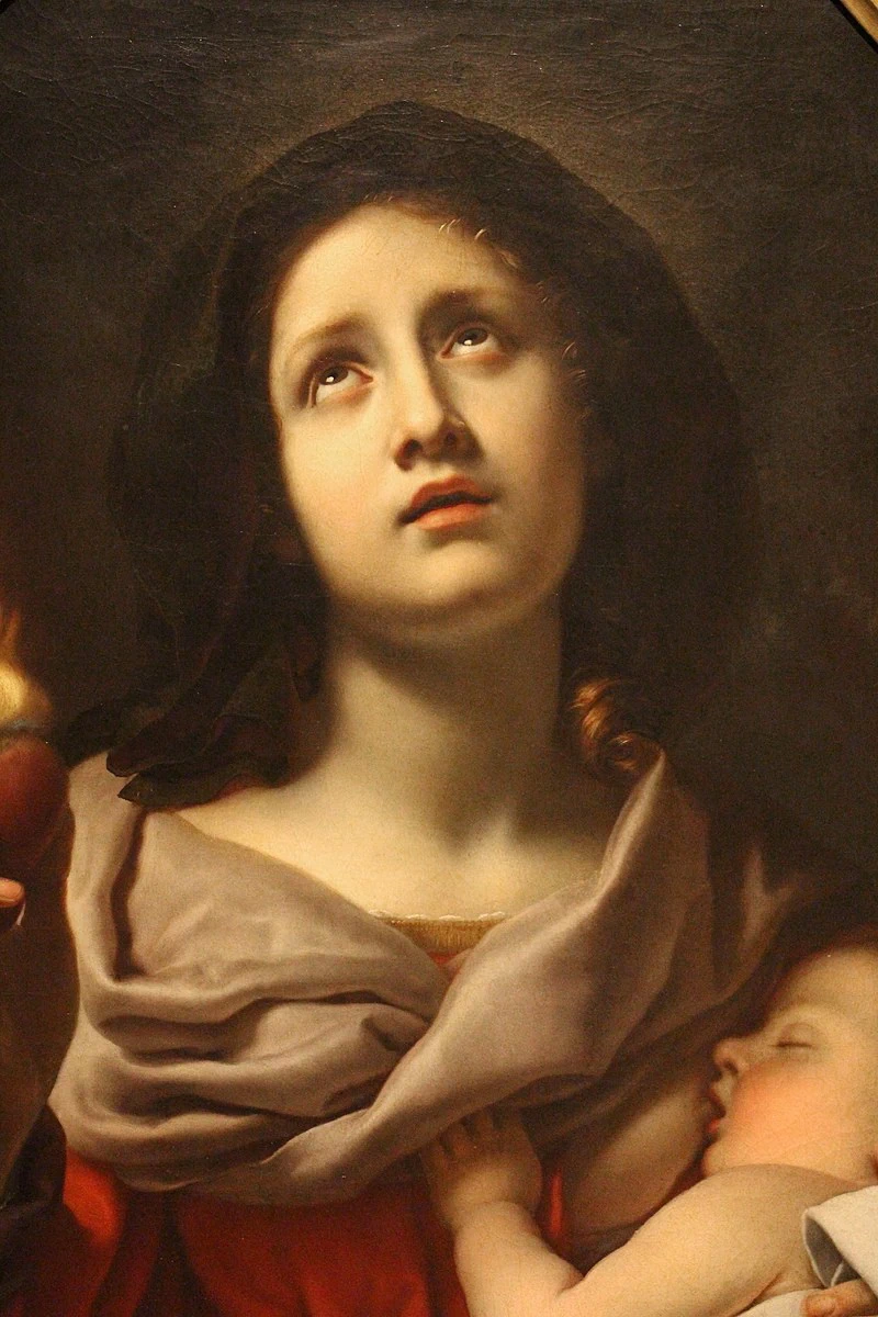 Allegoria della carità Prato - dettaglio